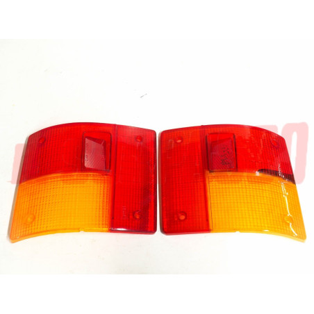 PLASTICHE FANALI POSTERIORI DESTRO SINISTRO AUTOBIANCHI A112 3 ABARTH OLSA LISCE