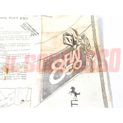 SERRATURA COFANO POSTERIORE MOTORE FIAT 850 BERLINA  SPECIAL ACCESSORIO