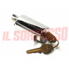 SERRATURA COFANO POSTERIORE MOTORE FIAT 850 BERLINA  SPECIAL ACCESSORIO CROMATA