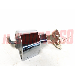 SERRATURA COFANO POSTERIORE MOTORE FIAT 850 BERLINA  SPECIAL CROMATA + SCONTRO