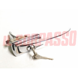 MANIGLIA PORTA CROMATA ANTERIORE SINISTRA FIAT 1100 103 E H TV ORIGINALE NOS