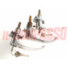 KIT MANIGLIE PORTE + PORTELLONE FIAT TOPOLINO 500 C BELVEDERE METALLO ORIGINALI