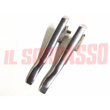 MANIGLIE PORTA DESTRA + SINISTRA FIAT 1500 6 CILINDRI ORIGINALI NOS