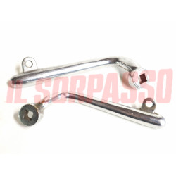 MANIGLIE APRI PORTA DESTRA + SINISTRA CON ASOLA FIAT 1100 A B E MUSONE ORIGINALI