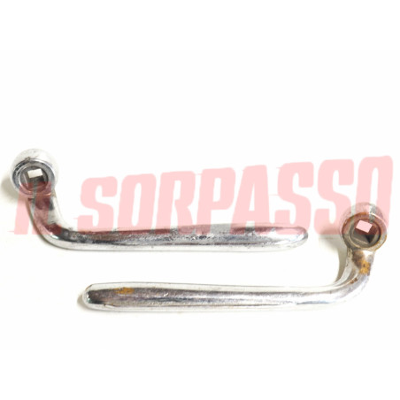 MANIGLIE APRI PORTA DESTRA + SINISTRA NO ASOLA FIAT 1100 A B E MUSONE ORIGINALI