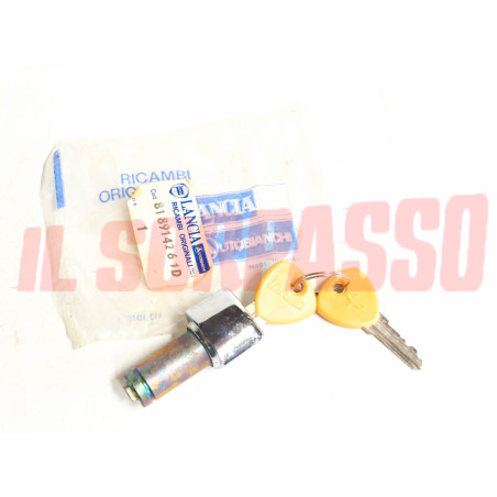 CILINDRETTO BLOCCHETTO MANIGLIA PORTA LANCIA FULVIA COUPE HF ORIGINALE 81891426