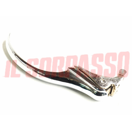 MANIGLIA PORTA  ESTERNA ANTERIORE POSTERIORE FIAT 1400 1 SERIE  IN ZAMA CROMATA