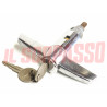 MANIGLIA COFANO POSTERIORE BAULE CON CHIAVE FIAT 1400 BERLINA CABRIO ORIGINALE