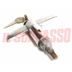 MANIGLIA COFANO POSTERIORE BAULE CON CHIAVE FIAT 1400 BERLINA CABRIO ORIGINALE