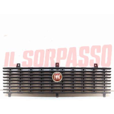 MASCHERINA GRIGLIA CALNADRA + STEMMA FIAT ARGENTA MK1 ORIGINALE