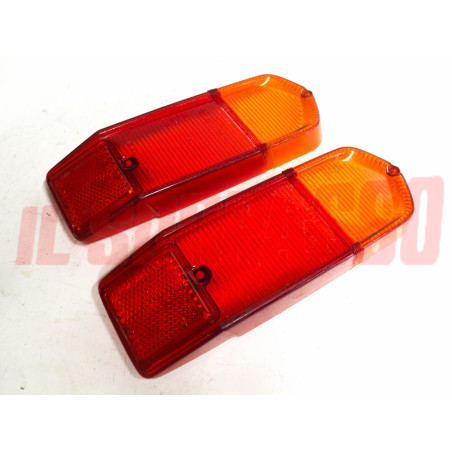 PLASTICHE FANALI POSTERIORI FIAT 124 FAMILIARE ORIGINALI STARS