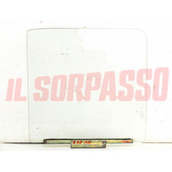 VETRO SCENDENTE + GUIDA PORTA ANTERIORE DESTRA FIAT 238 FURGONE + VETRATO