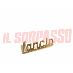 SCRITTA " LANCIA " DORATA VANO RADIO LANCIA FLAMINIA TOURING ORIGINALE NOS