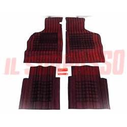 TAPPETI ROSSI E NERI ALFA ROMEO ALFA SUD MOD. 1980 ORIGINALI FILGOMMA
