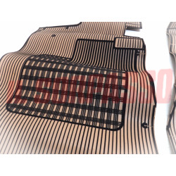 TAPPETI GOMMA BEIGE E NERI LANCIA BETA COUPE HPE ORIGINALI VALENTINI