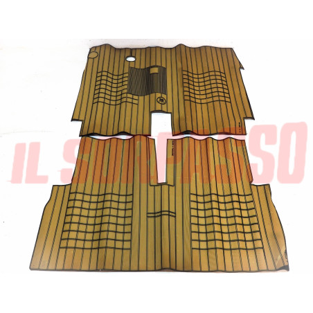 SOPRA TAPPETI BEIGE NERI CITROEN DYANE ORIGINALE BIZANTINO