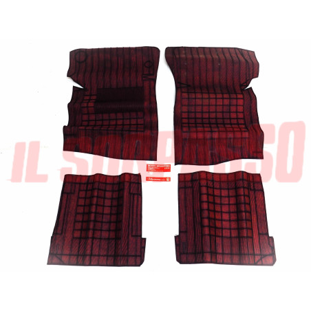 SOPRA TAPPETI ROSSI NERI VOLKSWAGEN JETTA ORIGINALI FILGOMMA