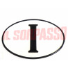 FREGIO EMBLEMA STEMMA ITALIA ACCESSORIO FIAT 500 600 850 1100 1500 BIANCHINA NOS
