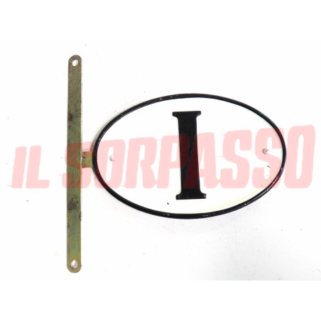 FREGIO EMBLEMA STEMMA ITALIA ACCESSORI + STAFFA FIAT TOPOLINO BALILLA 1100 A B E