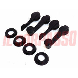 MANIGLIE APRI PORTA + ALZAVETRO + ROSETTE FIAT 238 + FURGONE ORIGINALI