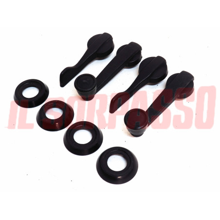 MANIGLIE APRI PORTA + ALZAVETRO + ROSETTE FIAT 238 + FURGONE ORIGINALI