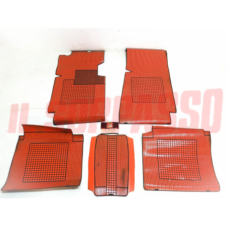 SOPRA TAPPETI ROSSI E NERI FIAT 125 SPECIAL DAL 1971 ORIGINALI EVEREST