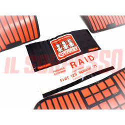 SOPRA TAPPETI ROSSI E NERI FIAT 125 SPECIAL DAL 1971 ORIGINALI EVEREST