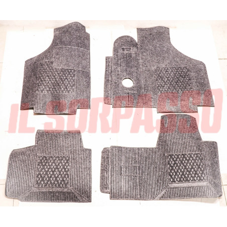 SOPRA TAPPETI IN GOMMA INTERNI GRIGI FIAT 127 BERLINA SPECIAL SPORT C CL
