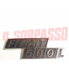 SCRITTA SIGLA COFANO POSTERIORE FIAT 500 L ORIGINALE IN ALLUMINIO