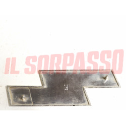 SCRITTA SIGLA COFANO POSTERIORE FIAT 500 L ORIGINALE IN ALLUMINIO