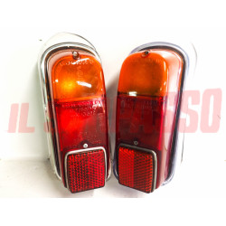 FANALI POSTERIORI DESTRO SINISTRO + GUARNIZIONI FIAT 600 E FANALONA ALTISSIMO