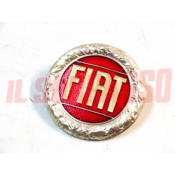 STEMMA FREGIO MASCHERINA FRONTALE + COFANO FIAT  124 850 COUPE SPIDER ORIGINALE