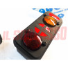 FANALI POSTERIORI MILITARI FIAT CAMPAGNOLA AR 51 55 59 CARELLO SENZA LUCE TARGA