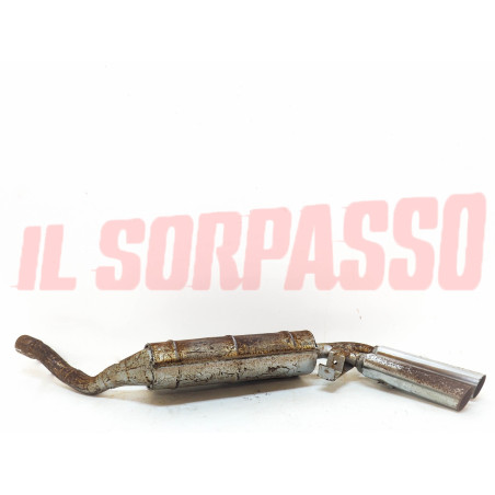 MARMITTA TERMINALE SCARICO FIAT 127 SPORT ORIGINALE FONDO DI MAGAZZINO