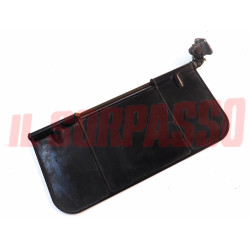 ALETTA ANTINA PARASOLE SINISTRA NERA + SUPPORTO FIAT 508 C 1100 A B E ORIGINALE