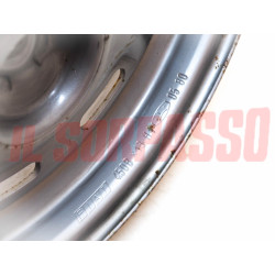 CERCHIO RUOTA VERNICIATO NERO FIAT 127 SPORT 70 HP 4,5 X 13 ORIGINALE