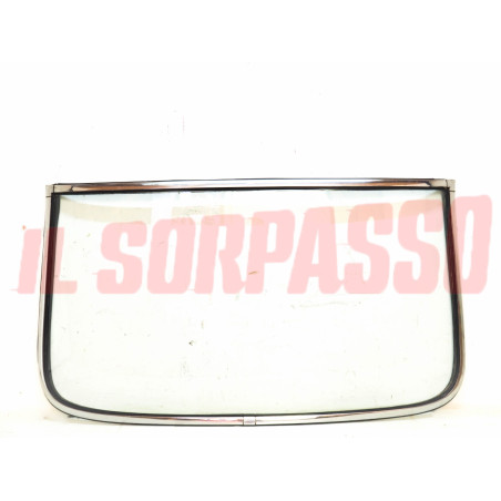 VETRO LUNOTTO POSTERIORE + MODANATURE PROFILI LANCIA FLAVIA COUPE ORIGINALE
