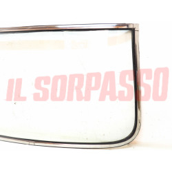 VETRO LUNOTTO POSTERIORE + MODANATURE PROFILI LANCIA FLAVIA COUPE ORIGINALE