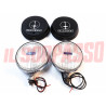 FARI FENDINEBBIA TONDI CARELLO + COPERCHI A112 ABARTH FIAT 500 600 850 127 128
