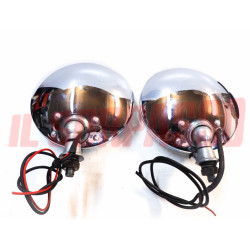 FARI FENDINEBBIA TONDI CARELLO + COPERCHI A112 ABARTH FIAT 500 600 850 127 128