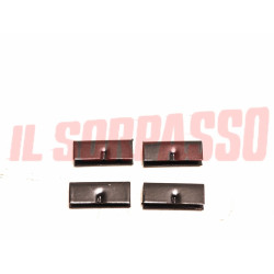 COPRI GIUNTI CORNICI RASAVETRI NERI AUTOBIANCHI A112 + ABARTH ORIGINALI