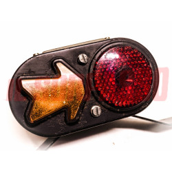 FANALINO FANALE  POSTERIORE LUCE TARGA RIMORCHIO AUTOCARRO ANNI 50 ORIGINALE