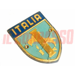 FREGIO EMBLEMA STEMMA ITALIA ACCESSORIO ANNI 60 FIAT 500 600 850 1100 1500