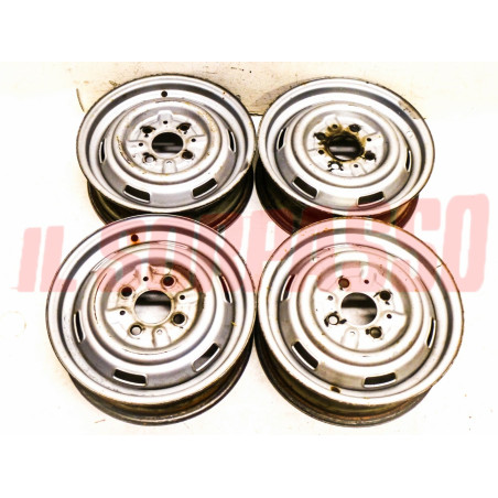CERCHI RUOTA FIAT 126 PERSONAL ORIGINALI MISURA 4X12 USATI