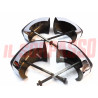 ROSTRI BORCHIE PARAURTI ANTERIORE + POSTERIORE FIAT 1100 D ORIGINALI NOS