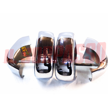 ROSTRI BORCHIE PARAURTI ANTERIORE + POSTERIORE FIAT 1100 SPECIAL ORIGINALI NOS