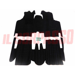 SOPRA TAPPETI NERI AUTOBIANCHI A112 + ABARTH ORIGINALI EGIZIO FILGOMMA