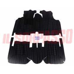 SOPRA TAPPETI NERI AUTOBIANCHI A112 + ABARTH ORIGINALI BIZANTINO FILGOMMA