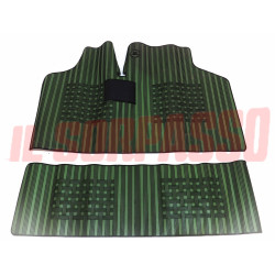 SOPRA TAPPETI VERDI NERI AUTOBIANCHI A112 + ABARTH ORIGINALI ASSIRO FILGOMMA