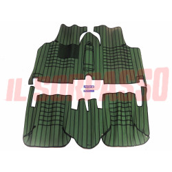 SOPRA TAPPETI VERDI NERI AUTOBIANCHI A112 + ABARTH ORIGINALI BIZANTINO FILGOMMA